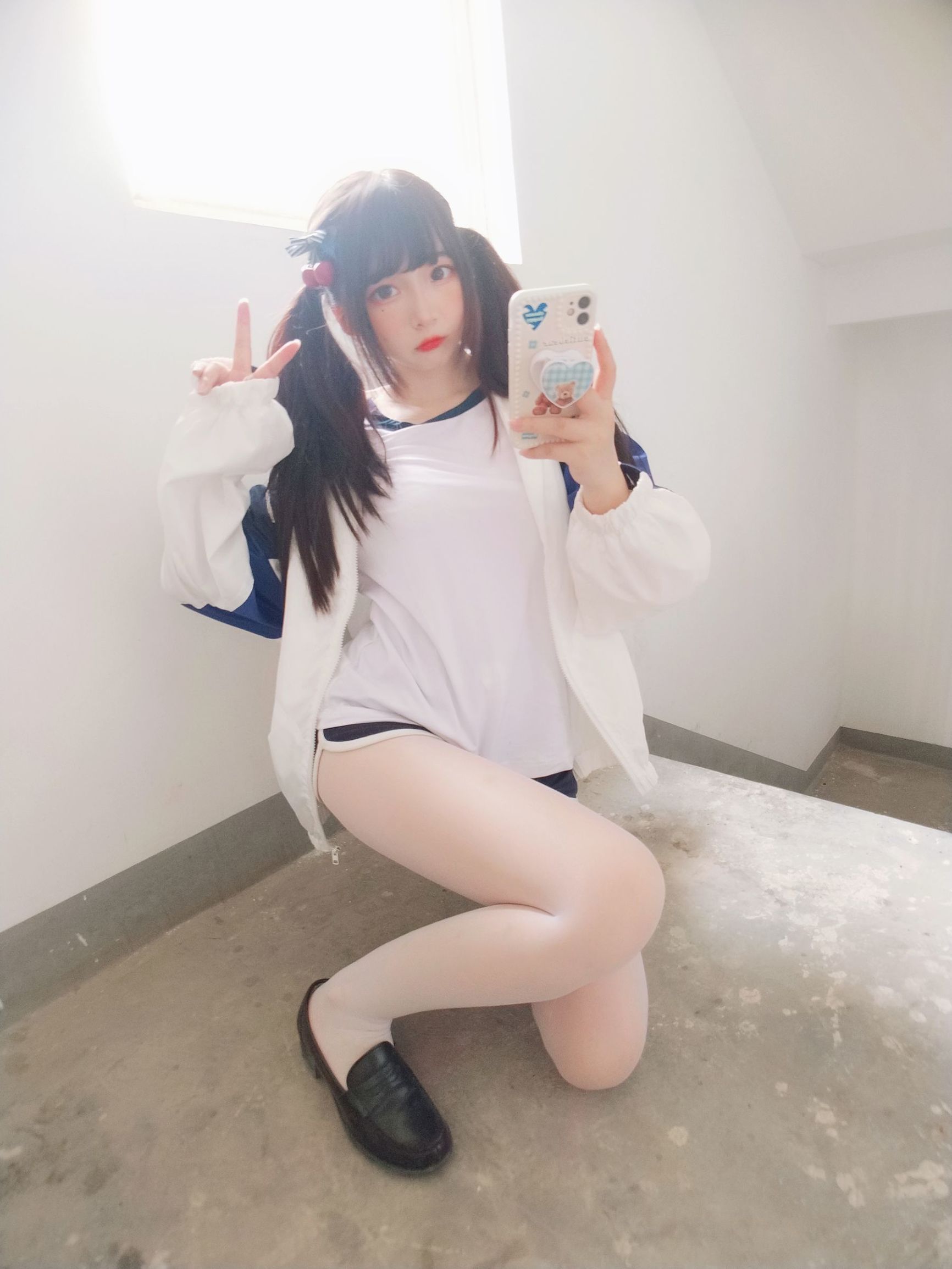 [COS福利]二次元美女古川kagura白丝体操运动服插图5